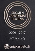 Suomen vahvimmat platina 2009–2017 -sertifikaatti